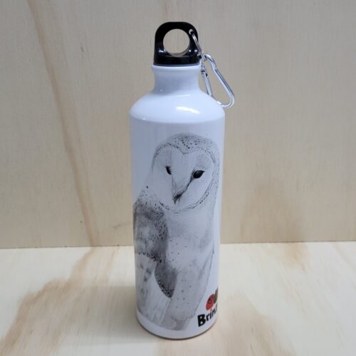 Botella aluminio Lechuza común