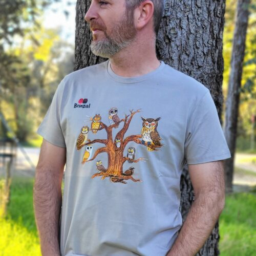 Camiseta Árbol Unisex gris