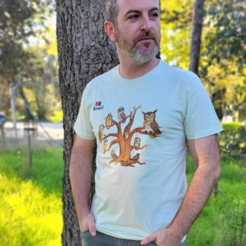 Camiseta Árbol Unisex verde H