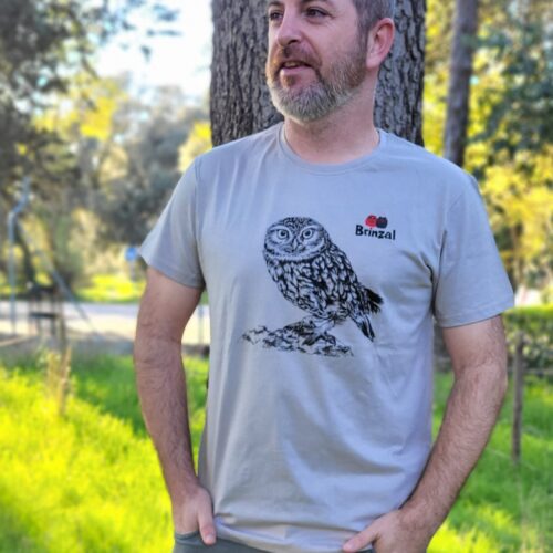 Camiseta Mochuelo Unisex gris